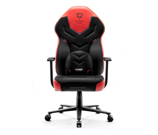 DIABLO Chairs X-GAMER 2.0 Normal Size czarno-czerwony - 1208644 - zdjęcie 2